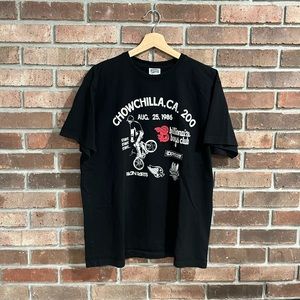 Vintage Billionaire Boys Club Chowchilla California Stunts Bike T Shirt RARE